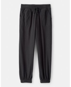 Pants De Tela Polar Daydream Con Cordón Ajustable En Negro Oshkosh B'Gosh