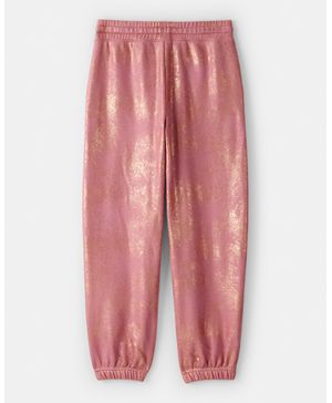 Pants De Tela Polar Daydream Metálica Con Cordón Ajustable Oshkosh B'Gosh