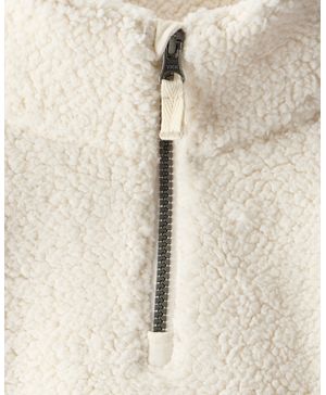 Sudadera Polar Daydream De Cuello Redondo Y Cierre Corto Carter's