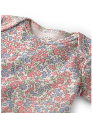 3 Pañaleros De Algodón Orgánico Con Estampado Flores Carter's Little Planet