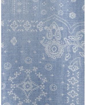 Camisa Manga Corta De Chambray Con Estampado De Bandana Oshkosh B'Gosh