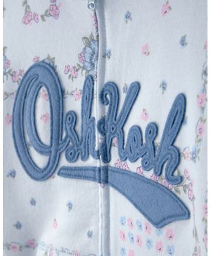 Chamarra Con Capucha Y Cierre Con Logo Oshkosh Y Flores Oshkosh B'Gosh