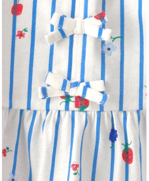 Conjunto De 2 Piezas De Playera Con Fresas Y Short Azul/Rojo Carter's