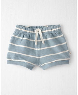 Conjunto De Playera Y Short De Algodón Orgánico A Rayas Carter's Little Planet