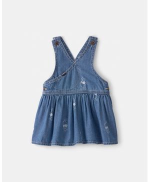 Falda Short Cruzada De Mezclilla Con Winnie The Pooh Disney© Oshkosh B'Gosh