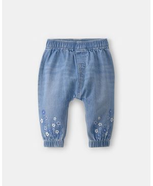Jogger De Mezclilla Pull-On Floral De Lavado Medio Oshkosh B'Gosh