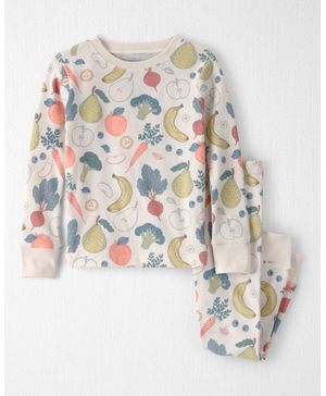 Pijama De Algodón 2 Piezas Con Estampado De Frutas Carter's Little Planet