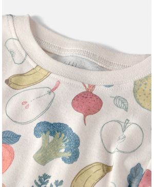 Pijama De Algodón 2 Piezas Con Estampado De Frutas Carter's Little Planet