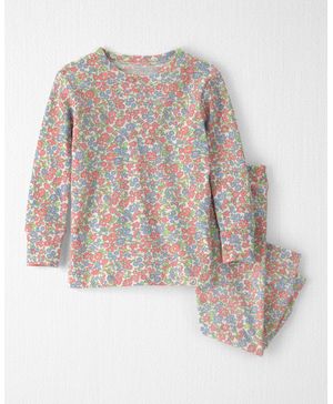 Pijama De Algodón 2 Piezas Con Estampado Floral Carter's Little Planet