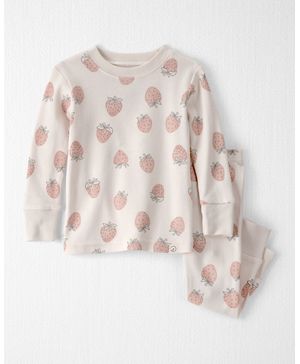 Pijama De Algodón 2 Piezas De Fresas Carter's Little Planet