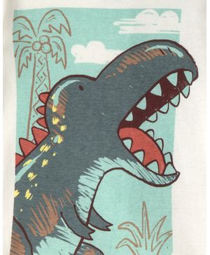 Pijama De Algodón 4 Piezas Con Dinosaurio Carter's