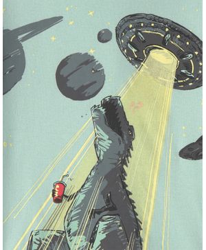 Pijama De Algodón 4 Piezas Con Dinosaurio Carter's