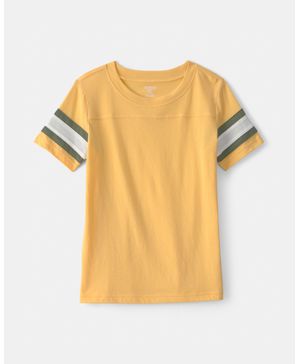 Playera A Rayas De Manga Corta Amarilla Oshkosh B'Gosh