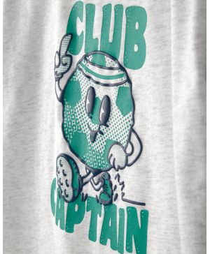 Playera Con Gráfico De 'Club Captain' Gris Carter's