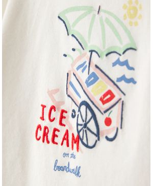 Playera De Helado Blanca Carter's