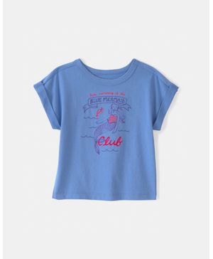 Playera De Sirena Azul Carter's