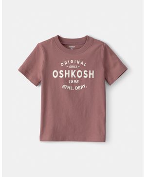 Playera Gráfica De Manga Larga Con El Logo Oshkosh Marrón Oshkosh B'Gosh