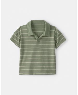 Playera Tipo Polo A Rayas Verde Oliva Oshkosh B'Gosh