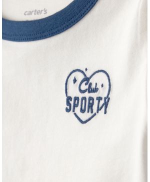 Playera Tipo Sporty Marfil Carter's