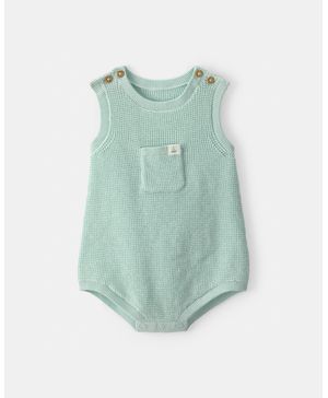 Romper Burbuja De Ganchillo Verde Carter's