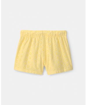 Short Con Ojales Amarillo Carter's