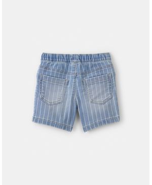 Short De Mezclilla A Rayas Con Cordón Ajustable Oshkosh B'Gosh