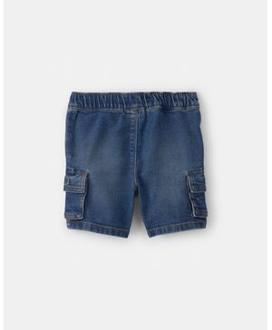 Short De Mezclilla Tipo Cargo Con Cordón Ajustable Oshkosh B'Gosh