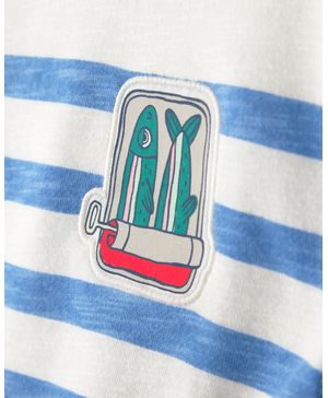 Sudadera De Cuello Redondo De Felpa Francesa A Rayas Carter's