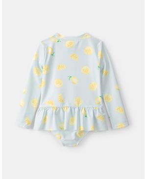 Traje De Baño De 1 Pieza De Protección Solar Con Limones Carter's