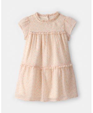 Vestido De Capas Floral Rosa Carter's