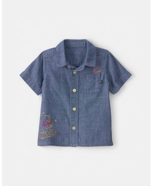 Camisa De Chambray Con Bordado De Winnie The Pooh Disney© Oshkosh B'Gosh