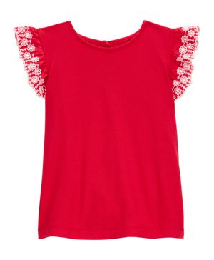 Blusa De Olanes Con Ojales Oshkosh B'Gosh