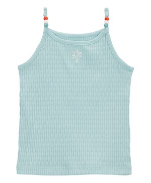 Blusa De Tirantes De Canalé Floral Carter's