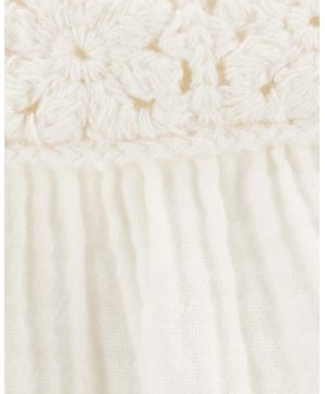 Blusa De Tirantes De Gasa Con Ojales Oshkosh B'Gosh