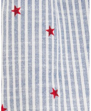 Blusa Sin Mangas De Estampado De Estrellas A Rayas Oshkosh B'Gosh