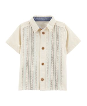 Camisa De Botones De Estampado Geo Oshkosh B'Gosh