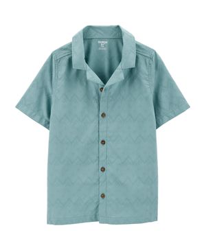 Camisa De Chambray De Botones De Estampado Integral Oshkosh B'Gosh