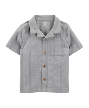 Camisa Seersucker De Botones Oshkosh B'Gosh