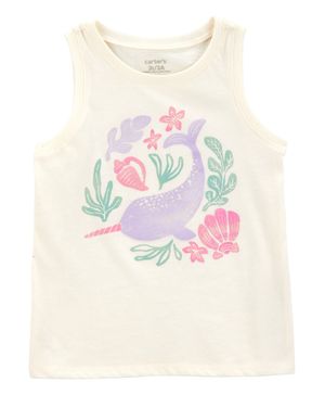 Camiseta Sin Mangas Vintage Con Narval Carter's