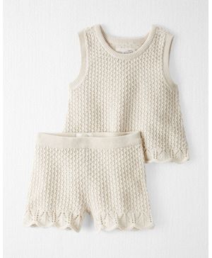 Conjunto De 2 Piezas A Ganchillo De Algodón Orgánico Carter's Little Planet