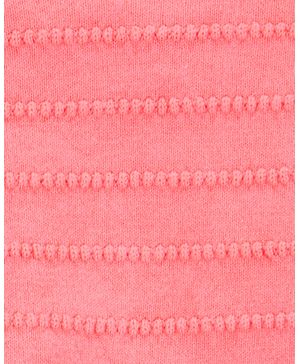 Conjunto De 2 Piezas Con Playera Y Cubrepañal Ganchillo Carter's