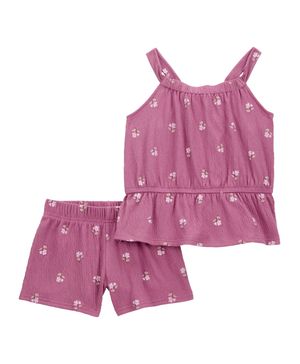 Conjunto De 2 Piezas Floral Carter's