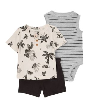 Conjunto De 3 Piezas De Palmeras Carter's