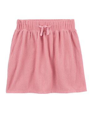Falda Short Con Cordón Ajustable De Canalé Texturizado Oshkosh B'Gosh