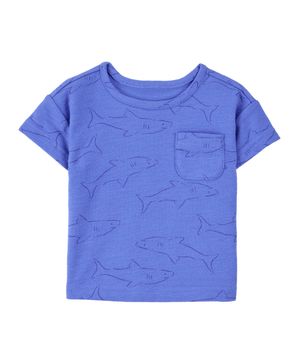 Playera Con Bolsillo De Tiburones Carter's
