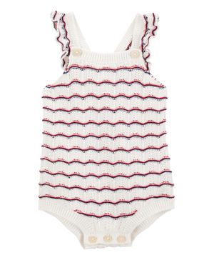 Romper Burbuja Cruzada A Rayas Oshkosh B'Gosh