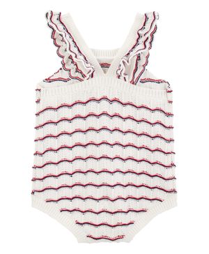 Romper Burbuja Cruzada A Rayas Oshkosh B'Gosh