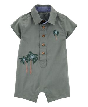 Romper Con Botones Estampado De Palmeras Oshkosh B'Gosh