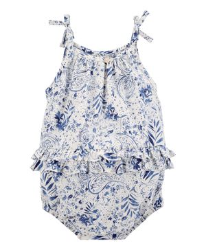 Romper De Burbuja Floral Oshkosh B'Gosh