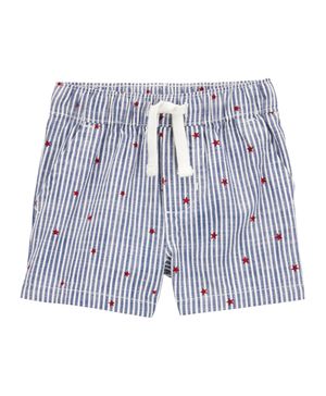 Short Con Cordón Ajustable De Estampado De Estrellas A Rayas Oshkosh B'Gosh